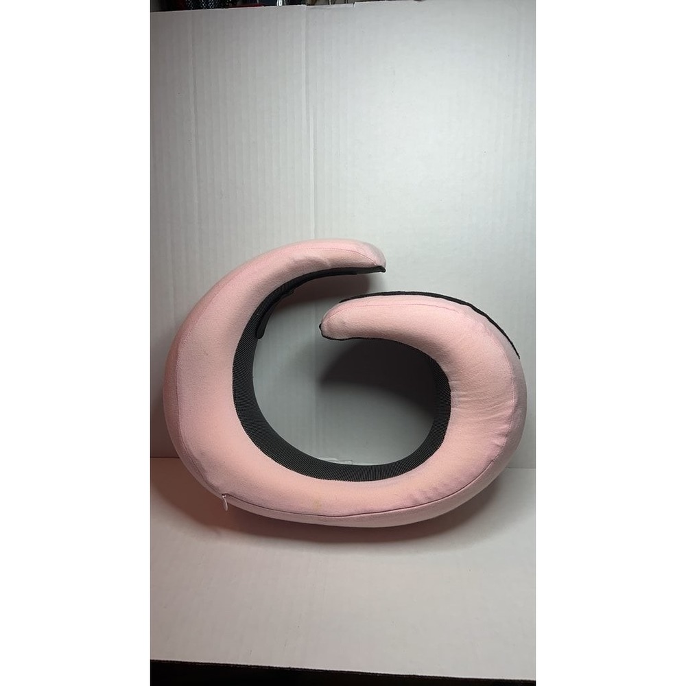 Ergonomic Pink Neck Pillow